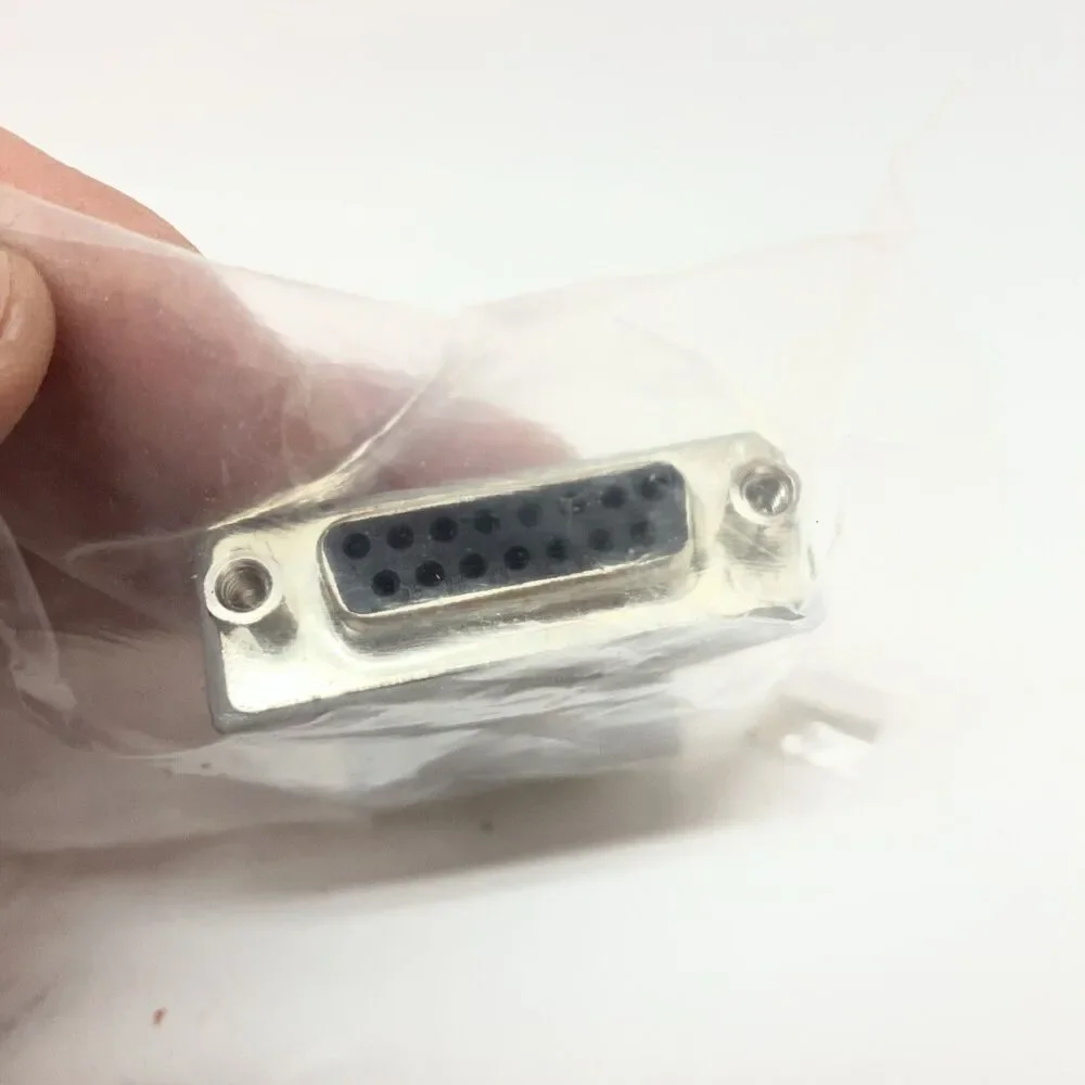 Apple DB15 Female to HD-15 SVGA Male NOS Monitor Adapter GRAY P/N: 590-1120-A
